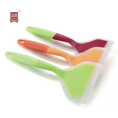 Hot Sale Christmas Heat-Resistant Nonstick Wide Silicone Omelette Pancakes Shovel Spatula Turner Kitchen Tools Silicone Scraper