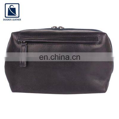 High Quality Best Selling Water Proof Lining Material Genuine Leather Toiletry Bag From Trusted Indian Exporter photo-4