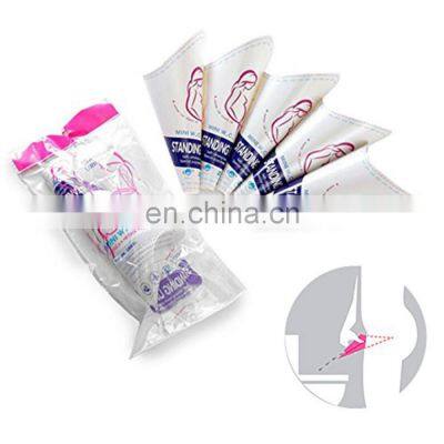 10PCS/SET Disposable Paper Women Urinal Outdoor Travel Camping Portable Female Urinal Paper Urination Device Stand Up & Pee photo-4