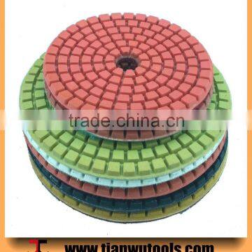 4" 500# strong pad A quality marble floor wet polishing pads                        
                                                Quality Choice