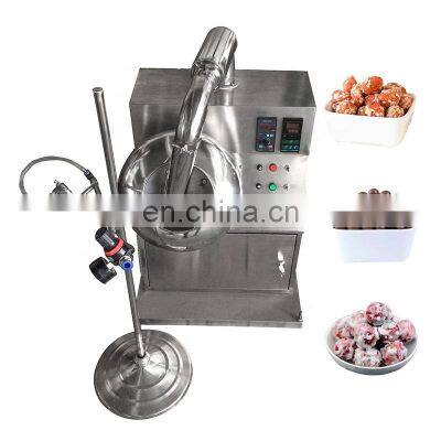 Automatic Peanut Candy Bread Crumb Energy Balls Chocolate Breading Breaded Dragee Coating Pan Machine Price