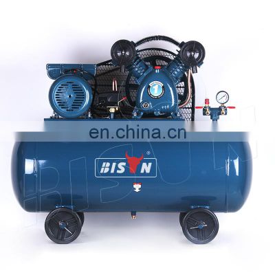 Bison China 2 Hp Industrial Belt Driven Air Compressor 100L