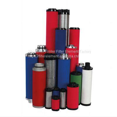 Aux Replacement Parker Zander filter elements G, GH, F, LV, TG(E/A/H/S) and G/CNG Series compressed air and gas filter