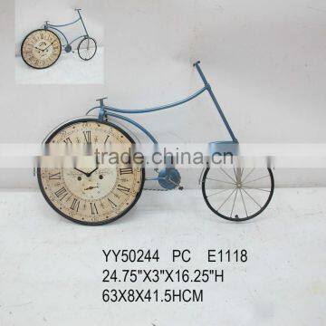 new metal bicycle clock for wall