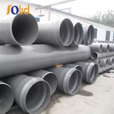 Supplying high quality clear 200mm Sch40 Sch80 PVC water pipe