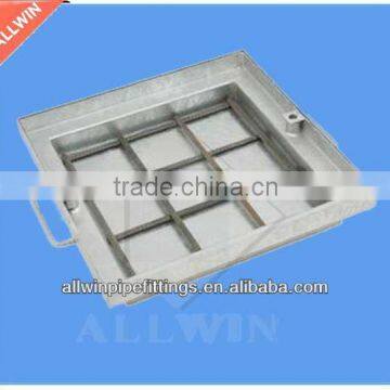 mild steel square recessed manhole cover