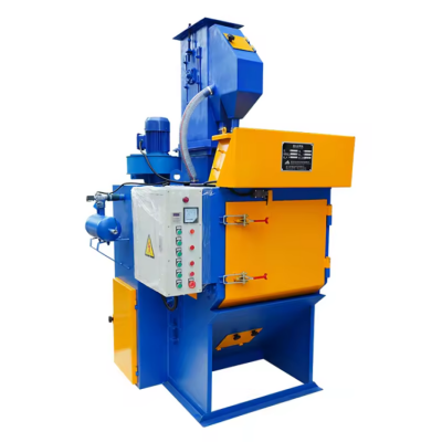 Small Shot Blaster Tumble Belt Crawler Type Shot Blasting Machine for Bolts Nuts Forging Parts Cleaning