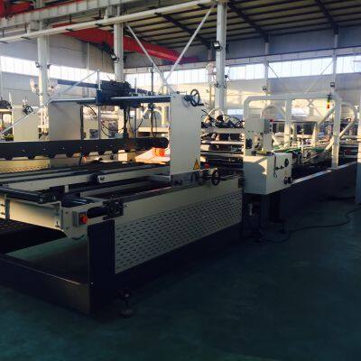 Industrial Carton Folder Gluer With Integrated Strapping Unit photo-4