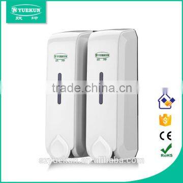 700 ml wall mounted dual soap dispenser / hang on wall ABS plastic hand wash dispenser shampoo container YK1509