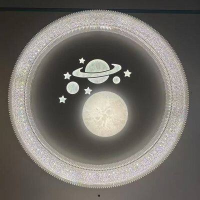 Светильник для спальни 2025, современный минималистичный светильник из стекла с LED для потолка, круглый северный креативный и персонализированный светильник для кабинета