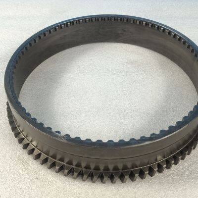 Transmission synchronizer, transmission shaft gear