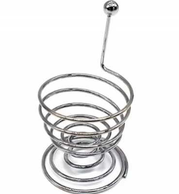 OEM Stainless Steel Spiral Compression Spring Customized Egg Cup Holder Spring Small Coil Spring photo-2