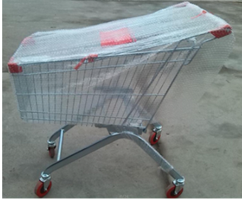 Zinc Powder Coating Supermarket Trolley photo-4
