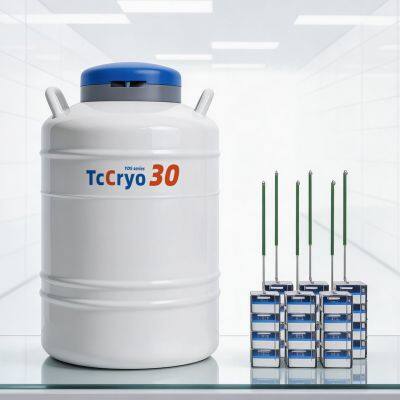 Micronesia 30L Liquid Nitrogen Tanks for Cell Storage TcCryo Liquid Nitrogen Cell Culture Storage