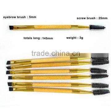 High Quality Double Ended Makeup Eyelash Brush Cosmetic Eye Brow Brush photo-5
