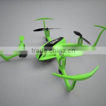 Green giant 2.4G remote control inverted flight rc quadcopter intruder ufo drone