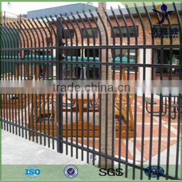 Durable steel tube fence