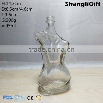 3oz Glass Perfume Bottle Special Body Shaped Glass Bottle photo-3