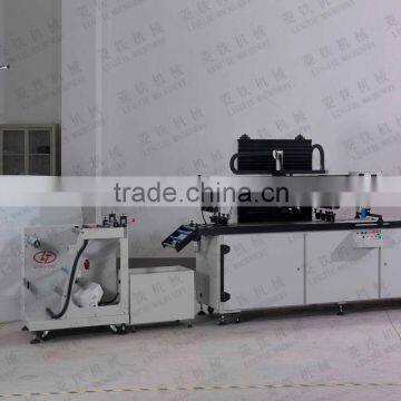 Auto roll to roll screen printer of membrane switch panels with high print speed