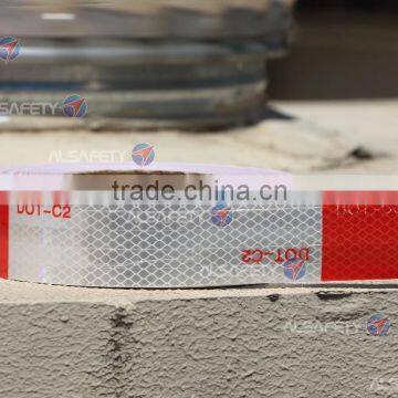 certificated red and white reflective tape