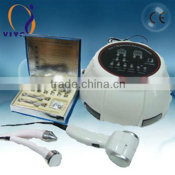 3 in1 Diamond Dermabrasion Ultrasonic Cold&hot Treatment Anti-aging Beauty Care