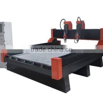 China Cheaper Double heads Metal CNC Stone Carving Machine