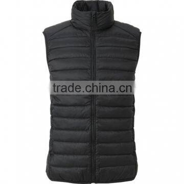 100% polyester down vest men custom vest for winter