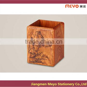 2015 New Products Painting Wooden Pen Holder