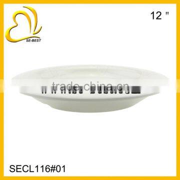 12"ROUND PLATE; MELAMINE PLATE photo-2
