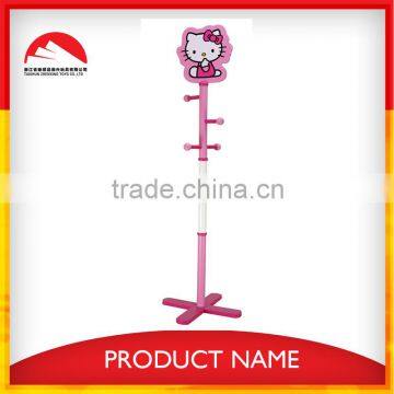 2015 hot sell Kids Cartoon Monkey wooden coat rack/ clothes tree