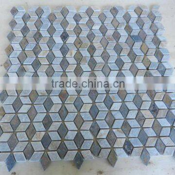 cheap colored marble mosaic swimming pool tile