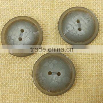 Laser Logo Resin Button --FB007 photo-4