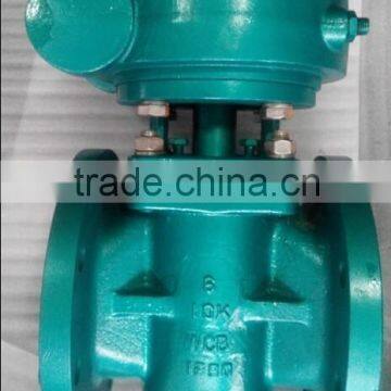 JIS10K Flange type lined PTFE sleeve Plug Valve