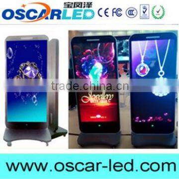 Brand new Led advertising display lcd monitor 24 volt floor standing lcd advertising player with high quality