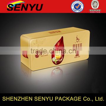 Mass Production Tea Packaging Metal Distribution Box for Cookies/Cigarette