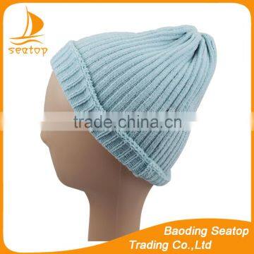 New Winter Beanies Solid Color Hat Knit Cap Knitted Gorro Caps For Men/ Women