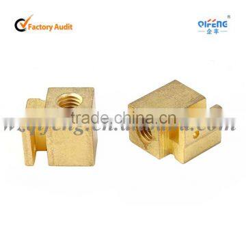 qifeng hardware precision parts brass terminal block