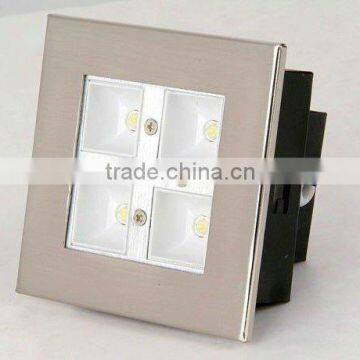 Suspended led square ceiling lamp