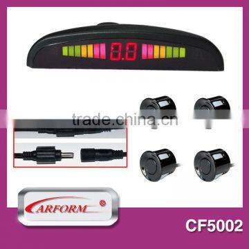 Speicial design waterproof parking sensor system 8 stage slim lED display