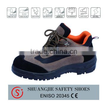 CE standard steel toe and steel midsole safety shoes