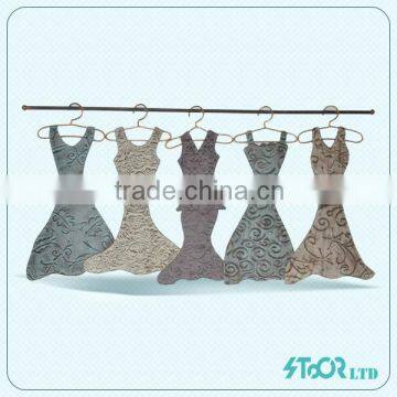 Metal hanging dress 3d wall art decor