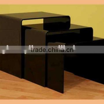 GH-U001 U sharpe desk in black color u shape office desk, u shape office desk