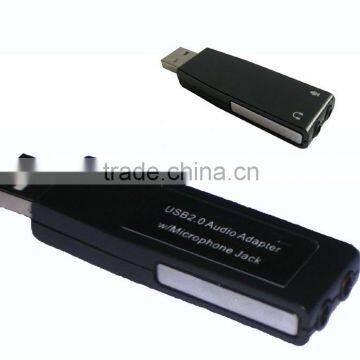 Headset USB Audio Adaptor USB sound card 3.5mm to USB convertor