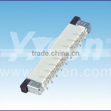 1.0mm pitch single contact SMT with latch FPC connector