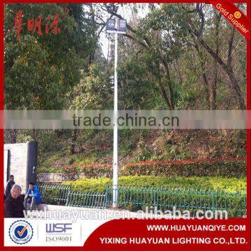 Powder coated steel sport court led light pole