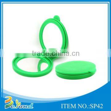 2015 hot sell wholesale personalized hand silicone small mirror