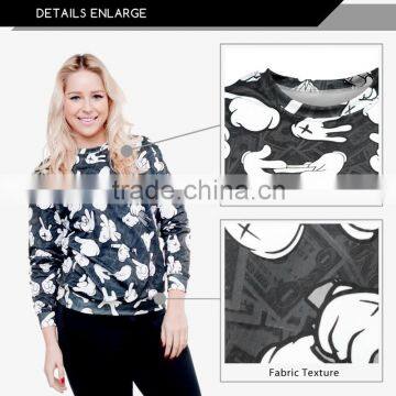 High Quality Sublimation Women Latest Design Sweatshirt photo-2