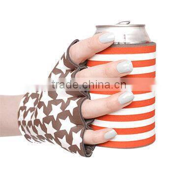 Can cooler with glove, OEM/ODM promotional gifts and pattern printing available