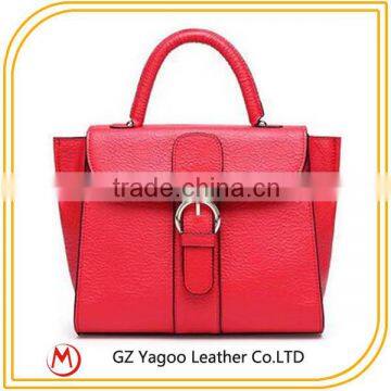 2016 Latest Cheap Lack Lady Leather Handbag for Women From Guangzhou Bag Factory photo-2