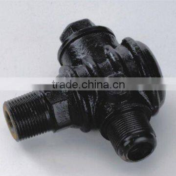 Cast iron cooling fin check valve